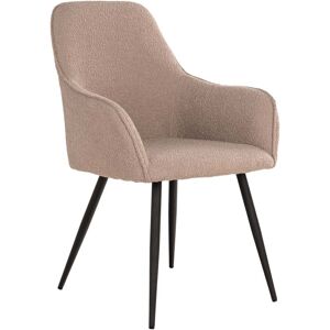 ebuy24 2 x  Harbo spisestuestol bouclé beige.