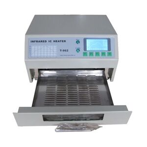 SupplySwap Loddepasta silkscreen printer, manuel betjening, infrarød IC varme, T962 Reflow-ovn