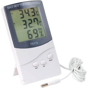 SPOKOJENOST LCD Display Termometer Hygrometer - Nøjagtig klimaovervågning