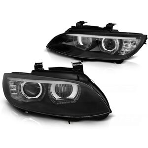 Tuning-Tec Forlygter Xenon BMW E92/E93 06-10 ANGEL EYES LED SORT AFS HID