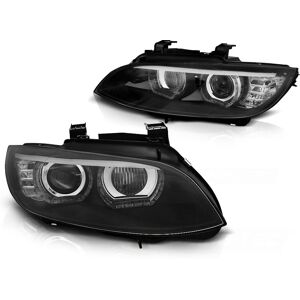 Tuning-Tec Forlygter Xenon BMW E92/E93 06-10 ANGEL EYES LED SORT HID