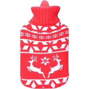 Din Butik Varmtvandsflaske EDM Rojo/Blanco 2 L - Hold dig varm med denne 2 liters varmtvandsflaske i EDM Rojo/Blanco farve. Perfekt til kolde dage!