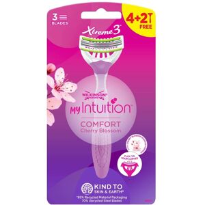 Wilkinson My Intuition Xtreme3 Comfort Cherry Blossom engangsskraber til kvinder 6 stk.