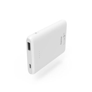 Hama Powerbank Slim 5000mAh Hvid