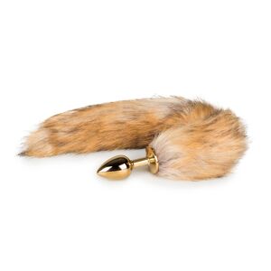 Easy Toys Fox Tail Plug No.1 -Gold