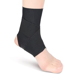 Shoppo Marte Thin Anti-Slip Dispensing Sports Compression Bandage Ankle Brace, Specification: L(Black)