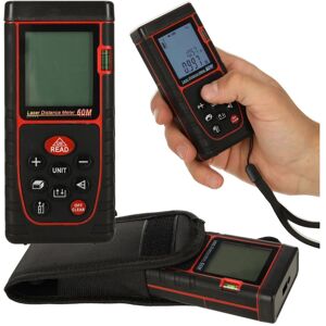 ikonka Laser Distance Meter Digital Vandtæt IP54 3mm/60m Case Batteridrevet KAFUWELL