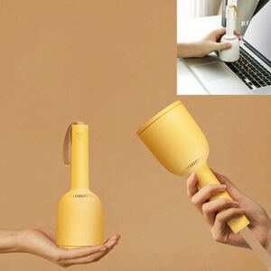 Shoppo Marte Mini Portable Desktop Vacuum Cleaner Household Cleaning Machine Computer Keyboard Dust Remover(Yellow)