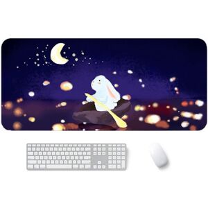 Shoppo Marte 400x900x4mm illustration Cartoon Pattern Waterproof Non-Slip Mouse Pad(Rabbit On The Road)