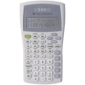 Texas Instruments TI-30 X IIB Skolelommeregner Sølv Display (indstil): 11 Batteridrevet (B x H x T) 82 x 19 x 155 mm