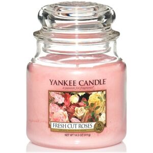 Yankee Candle Classic Medium Jar Fresh Cut Roses 411g