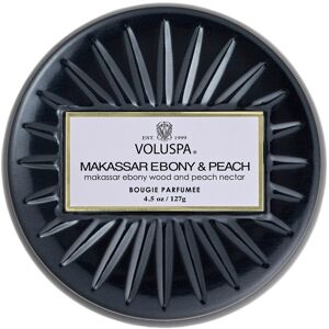 Voluspa Decorative Tin Candle Makassar Ebony & Peach 127g