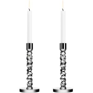 Carat Candlestick Clear 2-pack - Orrefors