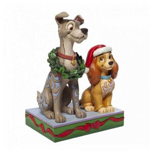 Disney Lady And The Tramp Juleversion Enesco 16 Cm Flerfarvet