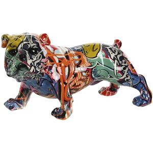 Dekorativ figur Home ESPRIT Multifarvet Hund 25,5 x 12 x 13,5 cm