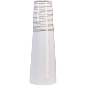 Beliani Dekorativ vase Hvid Terrakotta Elegant Moderne Stil