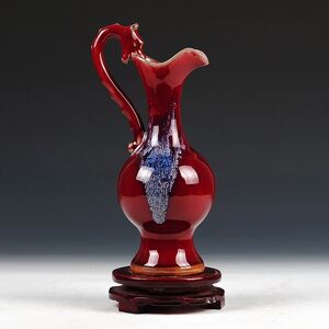 ForrestDecor Vase Blasia rød 11x22cm