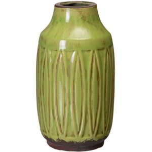 BigBuy Home Vase Keramik Pistacie 15 x 15 x 27,5 cm