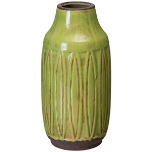 BigBuy Home Vase Keramik Pistacie 16 x 16 x 32 cm