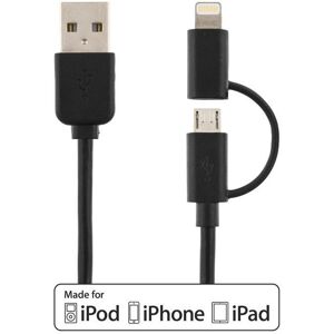 Deltaco USB-synkroniserings- / opladerkabel til iPod, iPhone, iPad