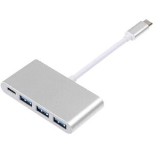 Northix USB-C til USB-C og 3x USB-A Adapter