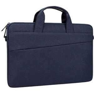 Shoppo Marte ST03S 14.1 inch Double Side Pockets Wearable Oxford Cloth Soft Handle Portable Laptop Tablet Bag(Navy Blue)