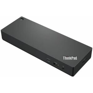 Lenovo 40B00300EU dockingstation Ledningsført Thunderbolt 4 Sort, Rød