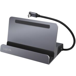 LogiLink USB-C-dockningsstation 6-i-1 iPad/Steam Deck m.m