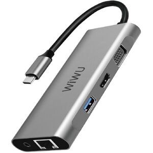 WIWU Alpha A11312H 11 In 1 Multi-function USB-C / Type-C HUB Adapter