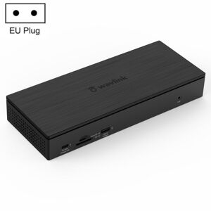 WAVLINK UG69PD10 1 to 4 Screens 4K/5K AV Transfer USB-C to HD Type-C Docking Station Hub, Plug:EU Plug