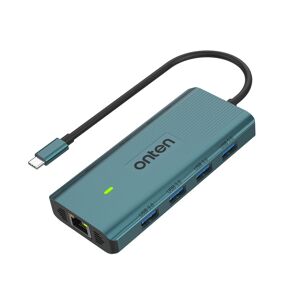 Onten UC962 10 in 1 USB-C / Type-C Multi-function HUB Docking Station(Green)