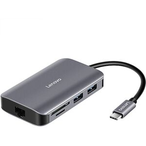 Lenovo F1-C08 8 In 1 Type-C / USB-C to HDMI Multi-function Converter Hub