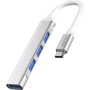 ENKAY Hat-Prince ENK-AT114 4 Ports USB 3.0 Splitter Multi-Ports Expansion HUB Extender Connector Adapter, Interface:Type-C