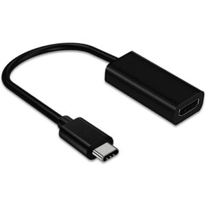 Shoppo Marte DNX-1 Mini Portable USB 3.1 USB-C/Type-C to HDMI HD 4K Conversion Cable(Black)