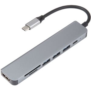 Shoppo Marte 7 in 1 USB-C / Type-C to USB Docking Station HUB Adapter