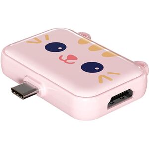 Shoppo Marte 3 In 1 Type-C Docking Station USB Hub For iPad / Phone Docking Station, Port: 3H HDMI+PD+USB3.0 Pink