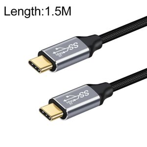 Shoppo Marte 1.5m 10Gbps USB-C / Type-C Male to Male Charging Data Transmission Cable