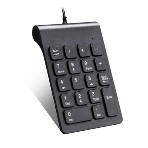 Shoppo Marte Laptop Wired Digital Mini USB Keyboard(Black)