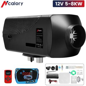 Hcalory 12V 5KW-8KW Justerbar Parkeringsvarmer Nyeste LCD Display