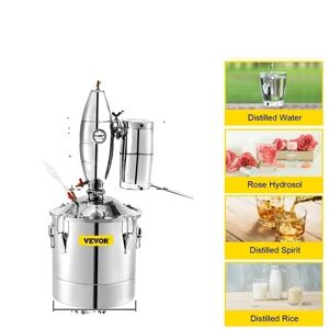 SupplySwap Alkoholdestillationsmaskine, hjemmebrygning af vin, husholdningsapparat, 30 L