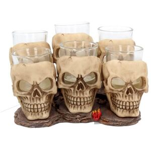 Nemesis Now Six Shooter Skulls 10cm (set of 6)