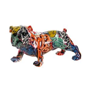 Decorative Figure Home ESPRIT Multicolour Dog 25,5 x 12 x 13,5 cm