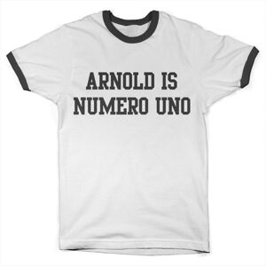 Miscellaneous Arnold is Numero Uno Ringer Tee Large