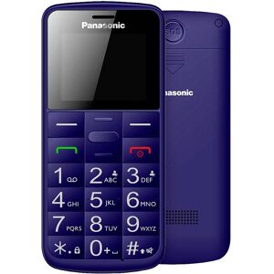 Panasonic KX-TU110 Senior-mobiltelefon SOS-funktion Blå