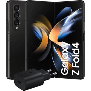 Samsung Galaxy Z Fold4 5G Smartphone Charger Included, Foldable Smartphone 256GB, 2X 6.2”/7.6”1,2 AMOLED Display, Black 2022