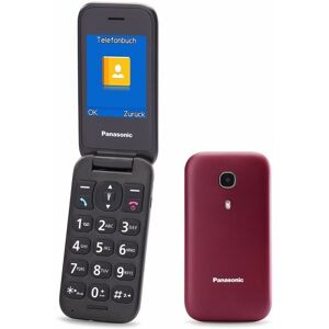 Mobiltelefon Panasonic KX-TU400EXR Rød Bourgogne