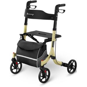 Uniprodo Rollator Harmony - champagne - 136 kg