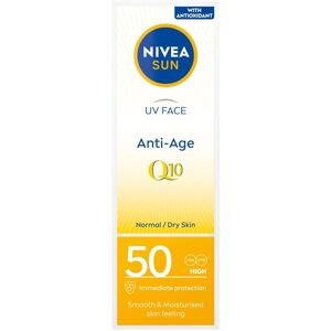 Nivea Sun UV Face Anti-Age Q10 anti-rynke ansigt solcreme SPF50 50ml