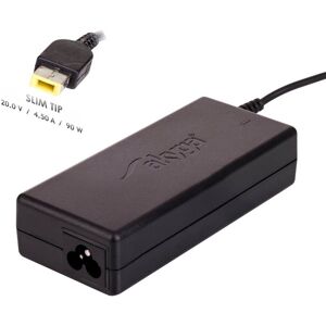 Akyga Square AK-ND-29 AC-adapter til IBM, Lenovo notebook (20 V; 4,5 A; 90 W; Slim Tip, Firkantet gul)