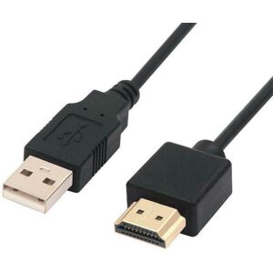 EHT HDMI-kompatibel med USB-strømkabel